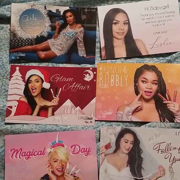 Live Glam Post Cards - Picture 1 of 3